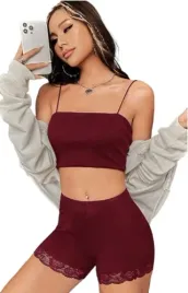 shein-spodenki-od-pizamy-bordowe-z-koronka-36-lsq