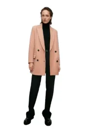 zara-plaszcz-damski-rozowy-klasyczny-basic-xs-1hap
