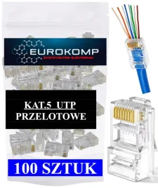 100-szt-koncowki-wtyk-wtyki-rj45-8p8c-utp-kat5e-przelotowe-eurokomp