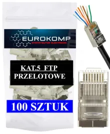 100x-koncowki-wtyk-wtyki-rj45-8p8c-ftp-kat5e-przelotowe-eurokomp-ekranowane