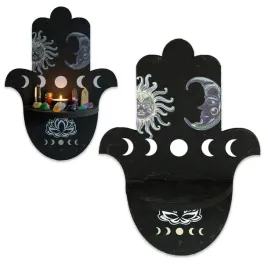 polka-ozdobna-dekoracja-scienna-czarna-hamsa-ksiezyc-slonce