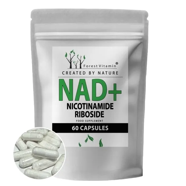 NAD+ 60kaps Biogeneza Mitochondriów Energia NASTRÓJ REGENERACJA KOMÓREK