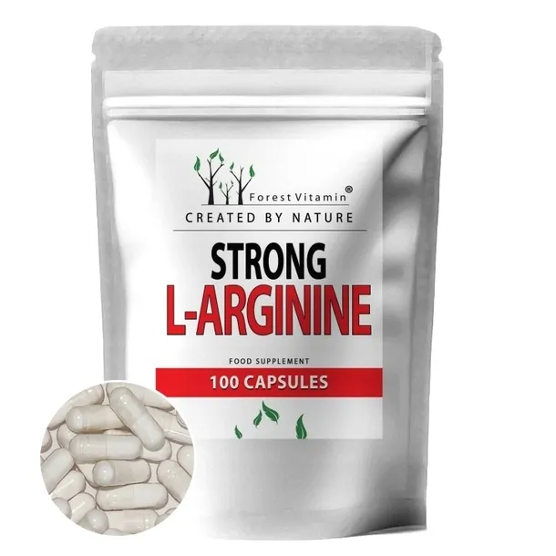 L-Arginina 500mg 100 kapsułek BEZ DODATKÓW POMPA CIŚNIENIE SERCE AAKG SIŁA