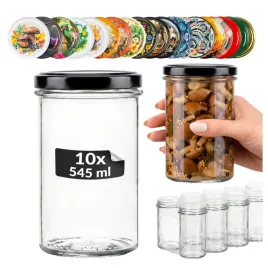 10x-sloiki-szklane-z-rantem-545ml-sloik-przetwory-dzemy-pasztety-gratis