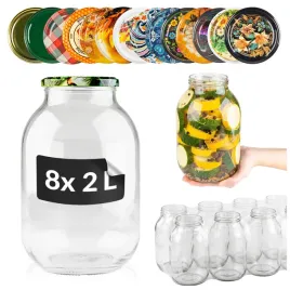 8x-sloiki-na-przetwory-ogorki-miod-sloj-szklany-2l-na-nalewki-soki-zakretki