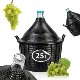 balon-na-wino-25l-cydr-w-koszu-gasior-do-wina-25-l-butla-grube-szklo