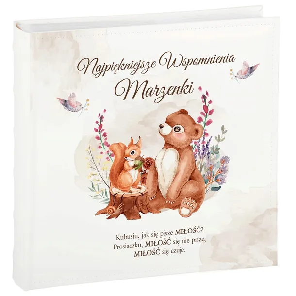 DUŻY Album na zdjęcia 600 zdjęć dziecka Personalizowany nadruk