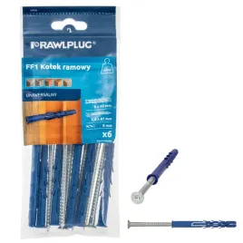 kolek-ramowy-ff1-z-lejkiem-8x80mm-z-wkretem-opkowanie-6-sztuk-rawlplug