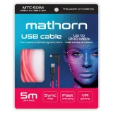 mathorn-mtc-501m-kabel-usb-a-c90-5m-10gbps-60w-stan-nowy