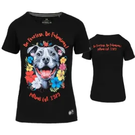 pitbull-west-coast-damska-koszulka-t-shirt-happy-pit-2-czarna-black-xs