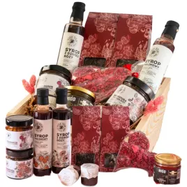 skrzynka-prezentowa-naturalna-zestaw-herbat-syropy-miod-premium-urodziny