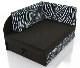 tapczanik-kubus-lozko-dzieciece-rozkladane-czarny-zebra