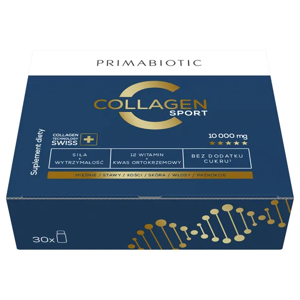 Kolagen Do Picia PRIMABIOTIC COLLAGEN SPORT Wołowy 10000mg 30ml×30szt