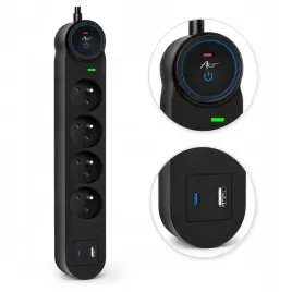 listwa-przeciwprzepieciowa-usb-4-gniazda-16a-art-fu915-czarna-3m