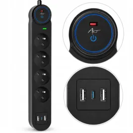 listwa-zasilajaca-4-gniazda-przeciwprzepieciowa-usb-c-usb-a-fu815-art-3m
