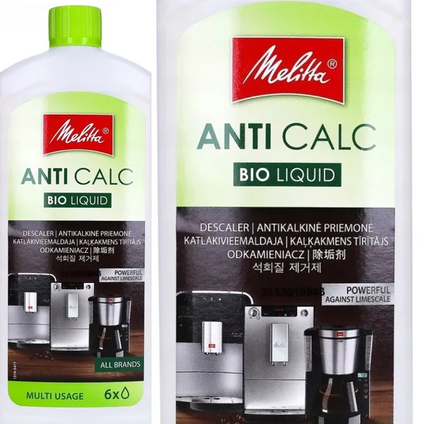 ORYGINAŁ Odkamieniacz do ekspresu Uniwersalny Melitta AntiCalc BIO - 250 ml