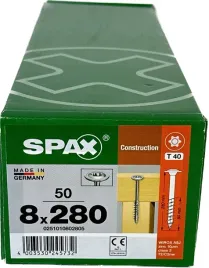 spax-wkrety-ciesielskie-do-drewna-8x280mm-t40-talerz-tx-wirox-50szt