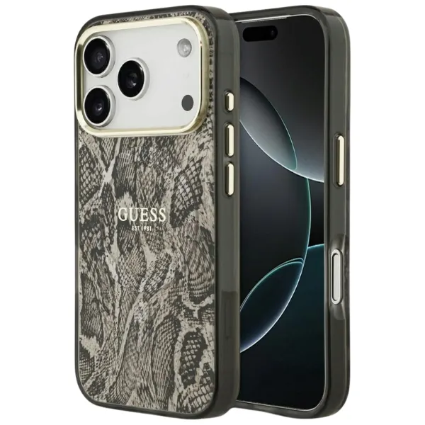 etui-guess-python-pattern-magsafe-na-apple-iphone-17-pro-max-brazowe-pasuje-do-modelu-iphone-17-pro-max