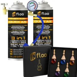 infloo-2x-szybka-klima-r134a-gaz-olej-uszczelniacz-3w1-przewod-z-manometrem