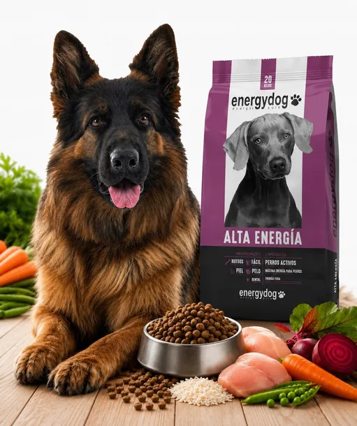 Sucha karma dla psa Energydog High Energy dla psów dorosłych 20kg + Gratis