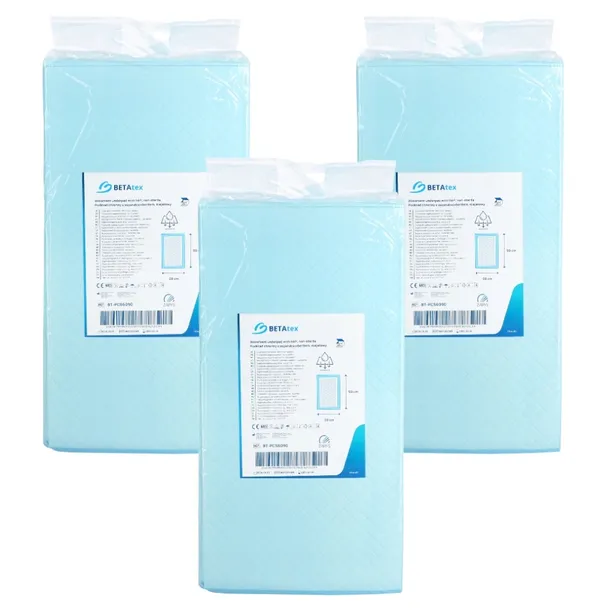 PODKŁADY CHŁONNE DO PRZEWIJANIA SAP 90x60 BETAtex PLUS ZARYS 75 sztuk