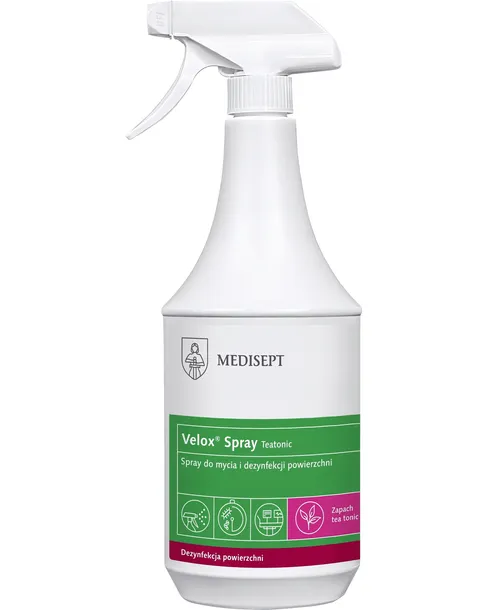 Płyn PREPARAT do dezynfekcji powierzchni Medisept Velox Spray Teatonic 1L