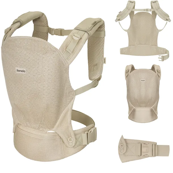 Nosidełko dla dziecka Ergonomiczne 20kg Lionelo Lo-margareet Air Beige