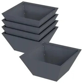 donica-ogrodowa-5-pcs-antracyt-35-x-35-x-15-cm-stal