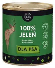 wow-pets-karma-mokra-psy-monobialkowa-jelen-100percent-miesa-szkieletowego-850g