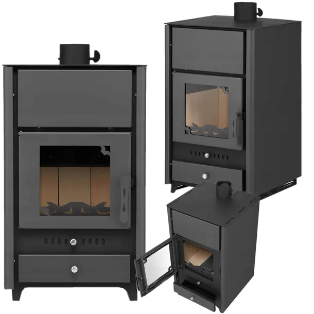 PREMIUM Piec koza 12KW kominek NEW TECHNOLOGY piecyk 140M2 110KG Certyfikat