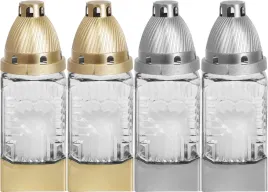 znicz-szklany-418mk-mix-16h-4szt-transparentny