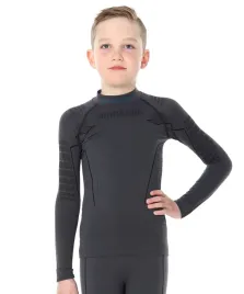 bluza-termoaktywna-junior-chlopieca-brubeck-thermo-grafitowy-140-146