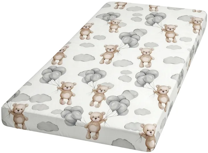 MATERAC PIANKOWY 60x120cm dziecięcy DO ŁÓŻECZKA pokrowiec BAWEŁNA 23