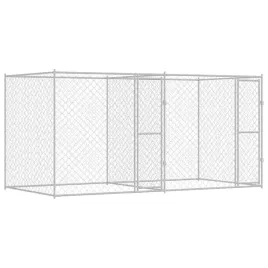 klatka-dla-psa-srebrny-400-x-200-x-200-cm-stal-galwanizowana
