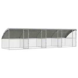 klatka-dla-kur-srebrny-800-x-200-x-198-5-cm-stal-galwanizowana