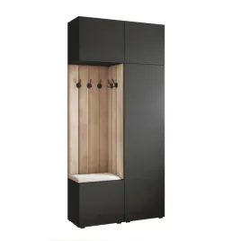 garderoba-do-przedopokoju-112cm-z-siedziskiem-czarna-szafa-pto-czarny-303