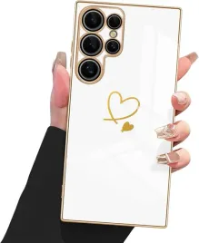 newseego-etui-do-samsung-galaxy-s24-ultra-biale-w-zlote-akcenty-serce