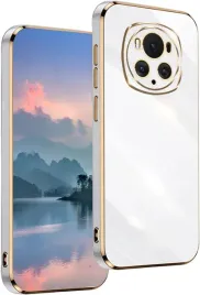 anlalish-etui-do-honor-magic-6-pro-ochrona-aparatu-biale-w-zlote-akcenty