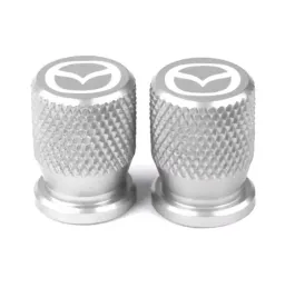 nakretki-na-wentyle-do-mazda-metalowe-szare-eleganckie-trwale-z-logo-mazda