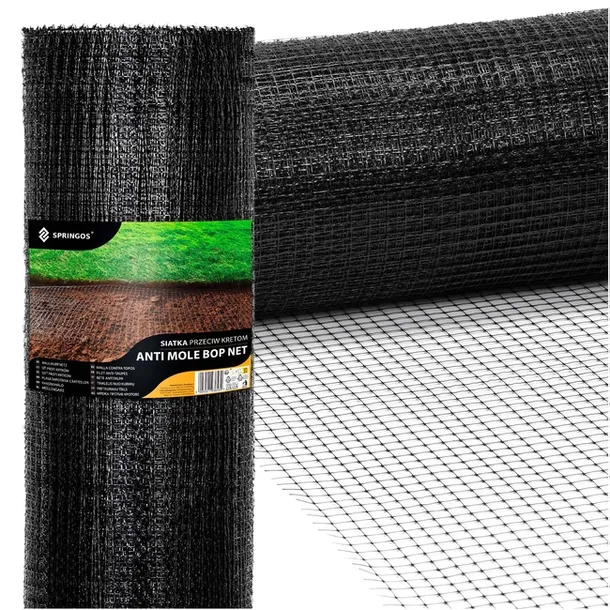 Siatka na krety 2 m x 300 m przeciw kretom, nornicom 30g/m2