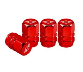 tuningowe-czerwone-nakretki-na-wentyle-do-mini-sportowe-z-logo-mini-cooper