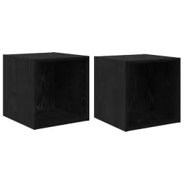 szafka-scienna-z-polka-2-pcs-czarny-dab-37-x-37-x-37-cm