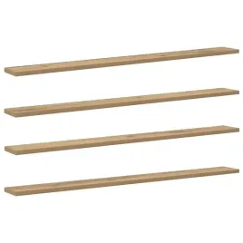 polka-na-ksiazki-4-pcs-brazowy-100-x-10-x-1-5-cm