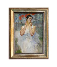polski-obraz-na-plotnie-w-drewnianej-ramie-kobieta-z-jarzebina-malczewski-vintage