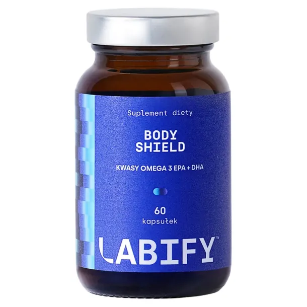 Omega-3 + Wit.E Labify Body Shield SERCE i MÓZG 60 kaps.