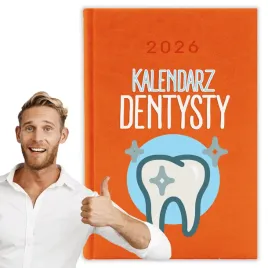 kalendarz-2026-a5-pomaranczowy-planer-niedziele-swieta-dla-dentysty-04