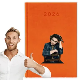 kalendarz-2026-a5-pomaranczowy-planer-niedziele-imp-timothee-chalamet-05