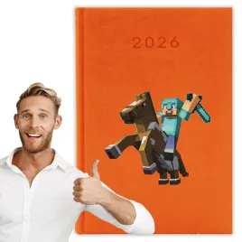 kalendarz-2026-a5-pomaranczowy-planer-niedziele-swieta-imp-minecraft-10