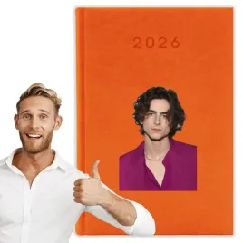 kalendarz-2026-a5-pomaranczowy-planer-niedziele-imp-timothee-chalamet-01