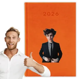 kalendarz-2026-a5-pomaranczowy-planer-niedziele-imp-timothee-chalamet-04